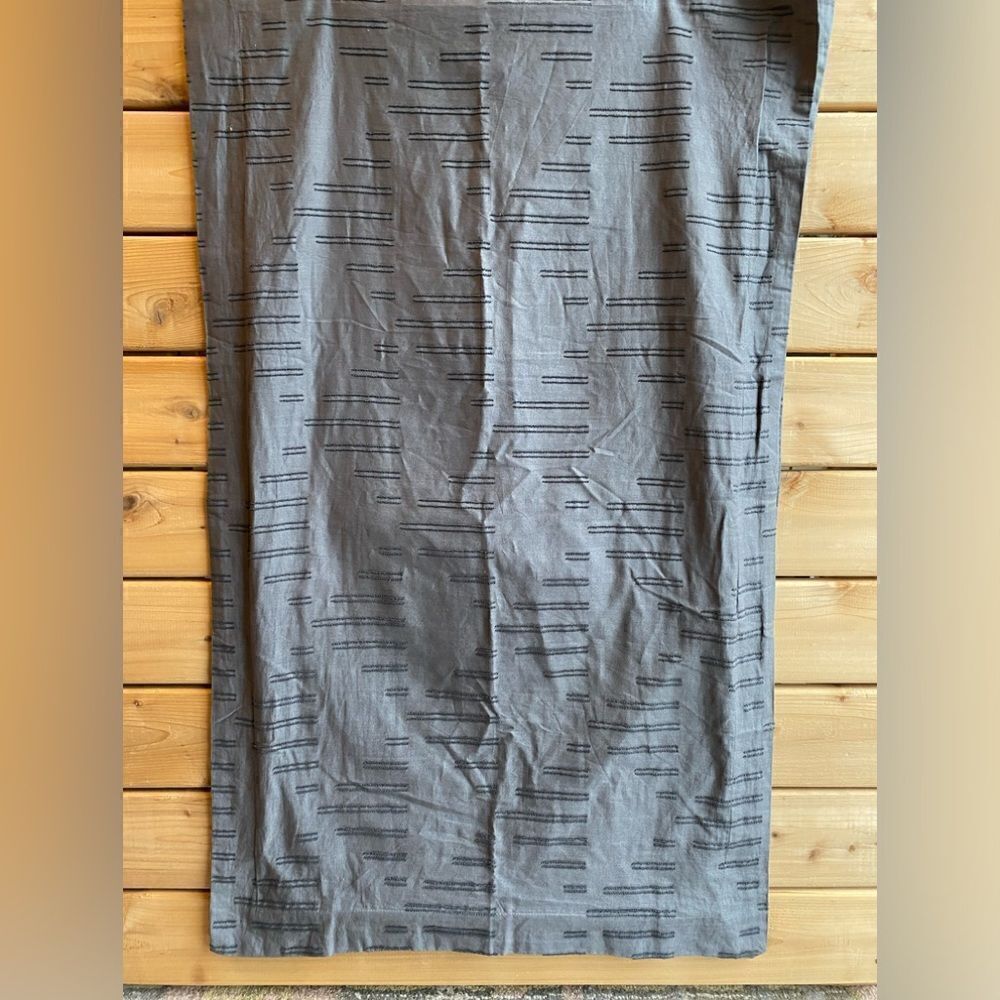 Scott Living Gray Broken Stitched Bed Pillow Sham Set